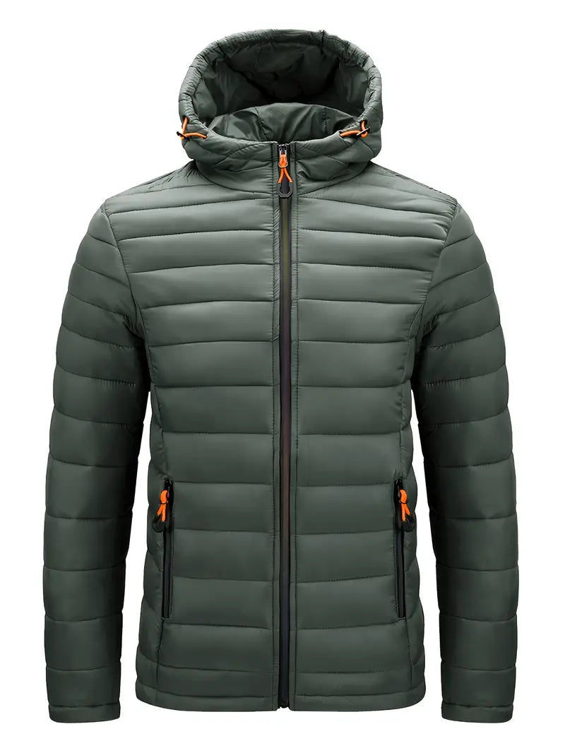 Sportliche Herrenjacke mit Kapuze und strukturiertem Schnitt | A&B - 8 - Annoboutique