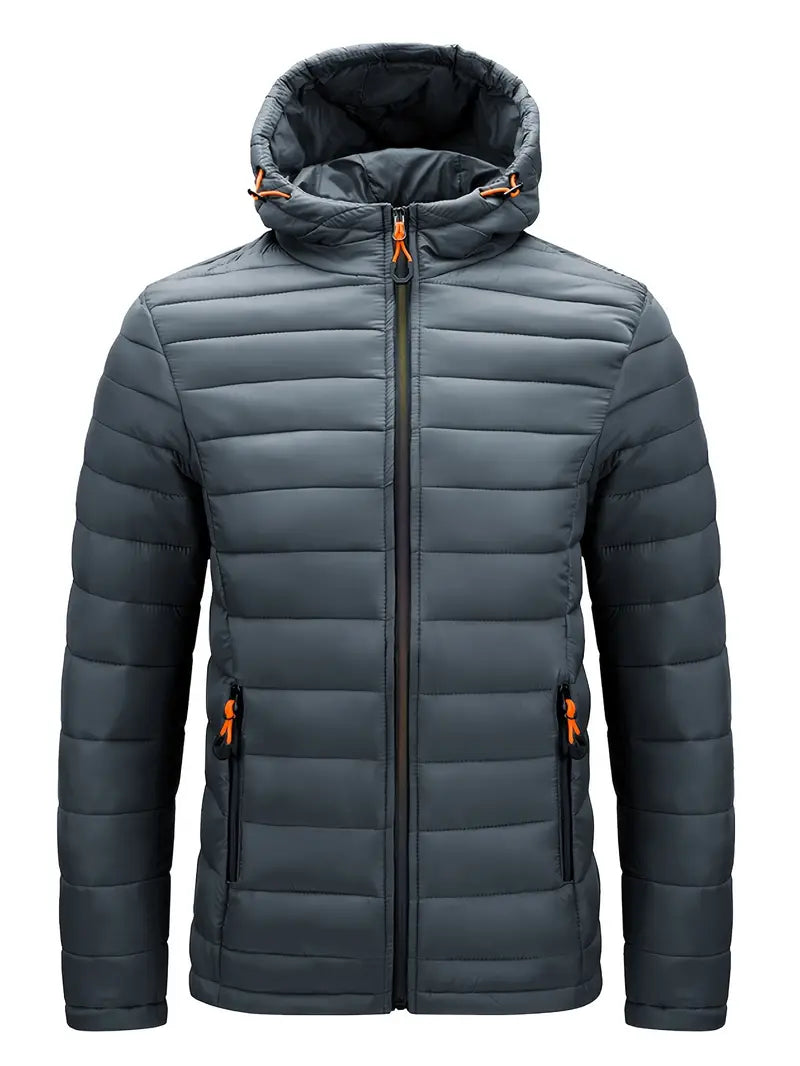 Sportliche Herrenjacke mit Kapuze und strukturiertem Schnitt | A&B - 10 - Annoboutique