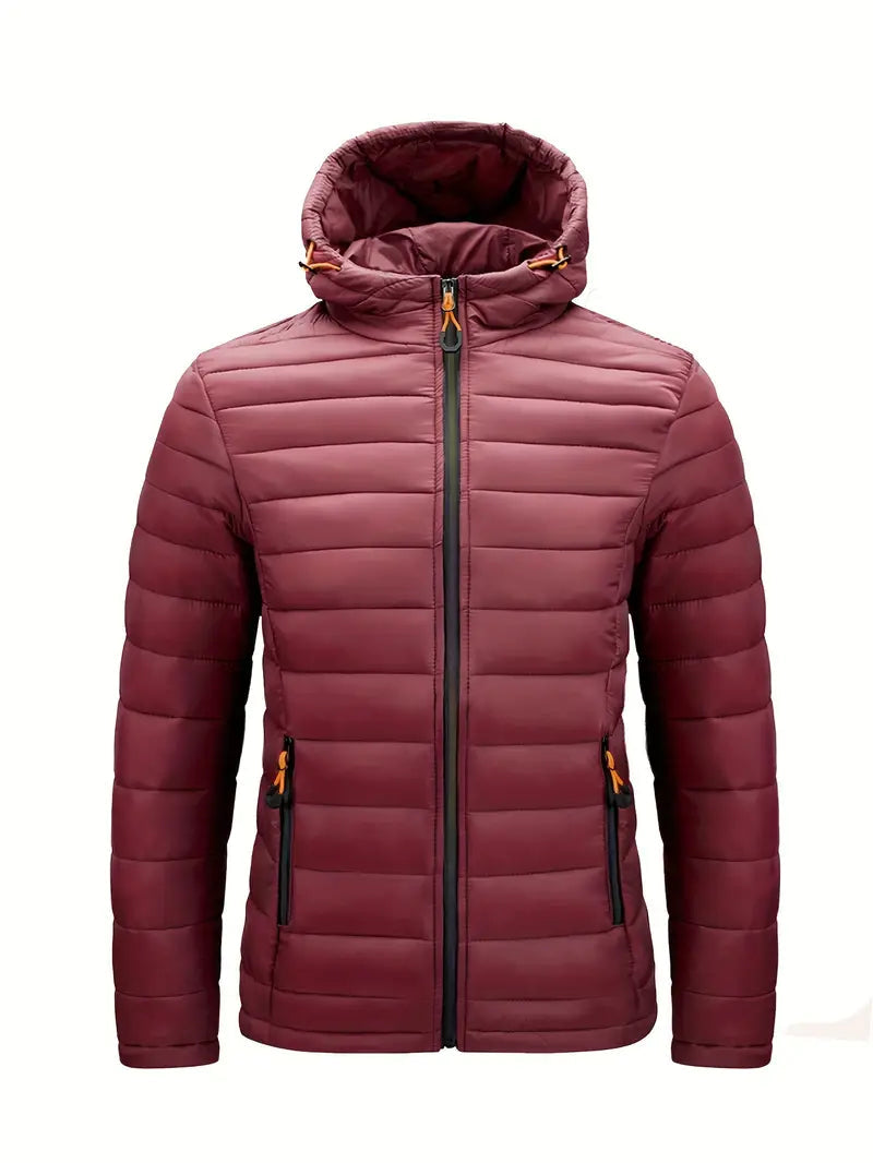 Sportliche Herrenjacke mit Kapuze und strukturiertem Schnitt | A&B - 12 - Annoboutique