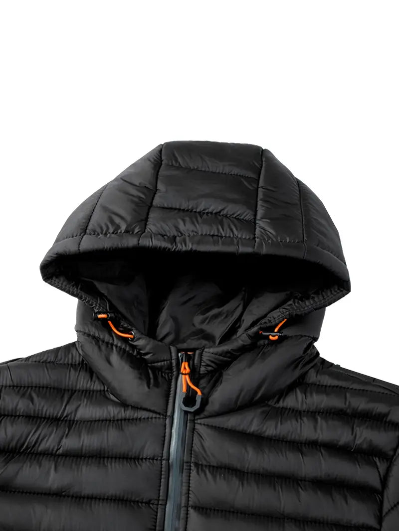 Sportliche Herrenjacke mit Kapuze und strukturiertem Schnitt | A&B - 16 - Annoboutique
