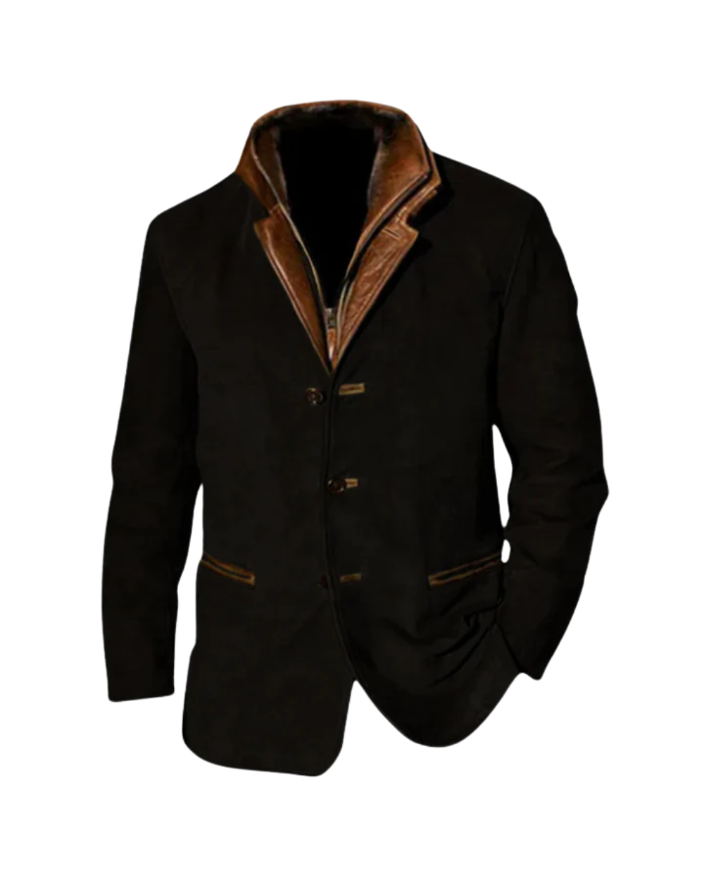 Herrenjacke mit klassischem Schnitt und stilvollen Akzenten | A&B - 1 - Annoboutique