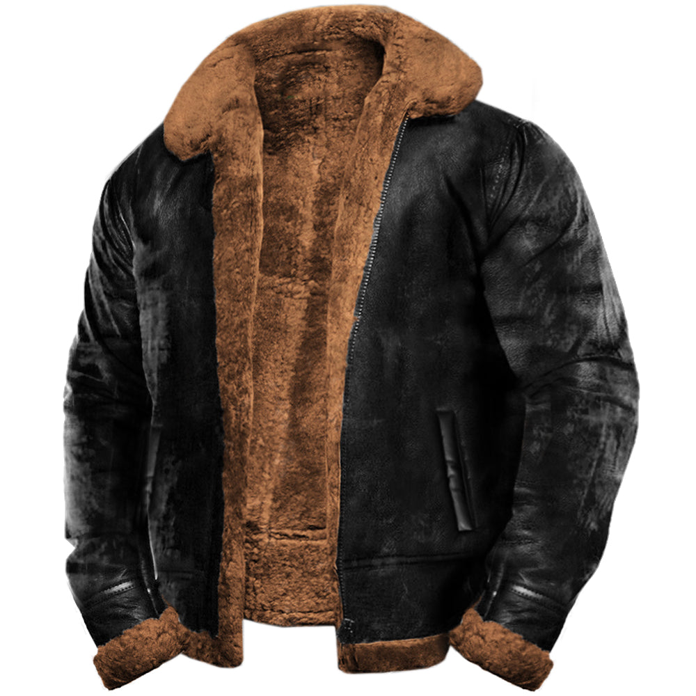 Herrenjacke mit klassischem Schnitt und warmem Innenfutter | A&B - 1 - Annoboutique