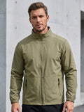Moderne Herrenjacke mit praktischen Taschen und sportlichem Schnitt | A&B - 1 - Annoboutique