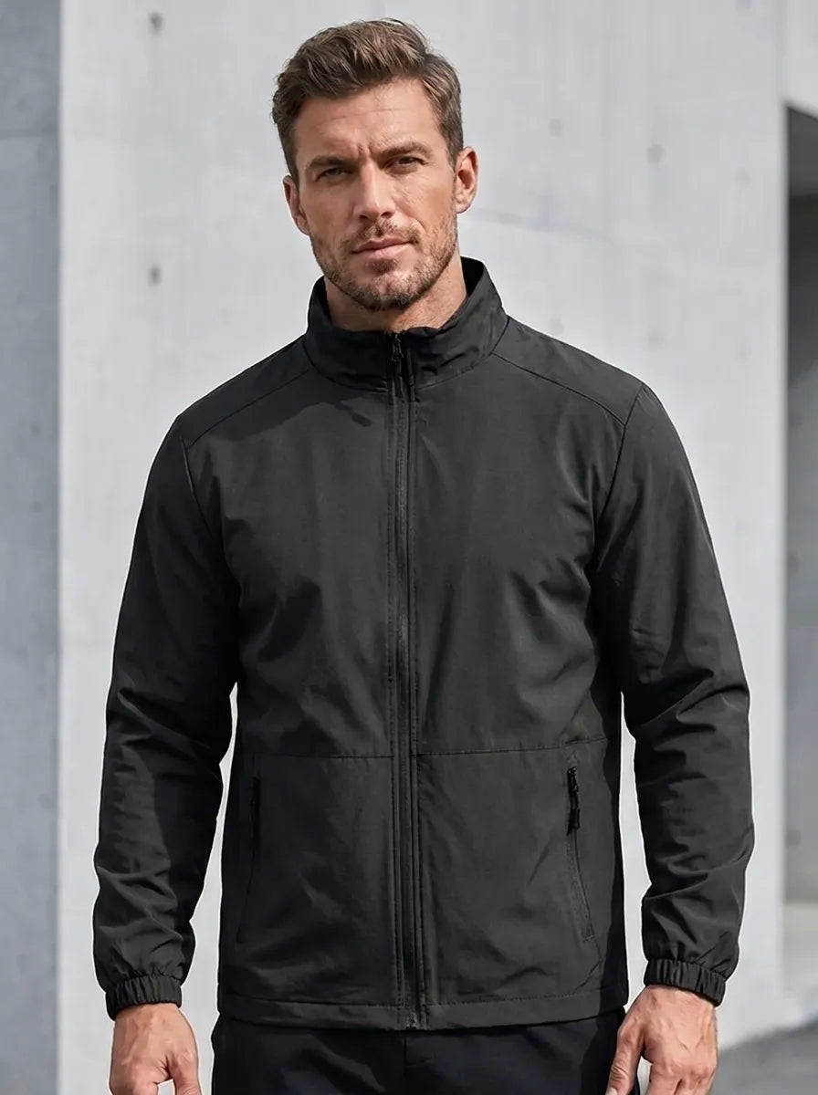 Moderne Herrenjacke mit praktischen Taschen und sportlichem Schnitt | A&B - 7 - Annoboutique