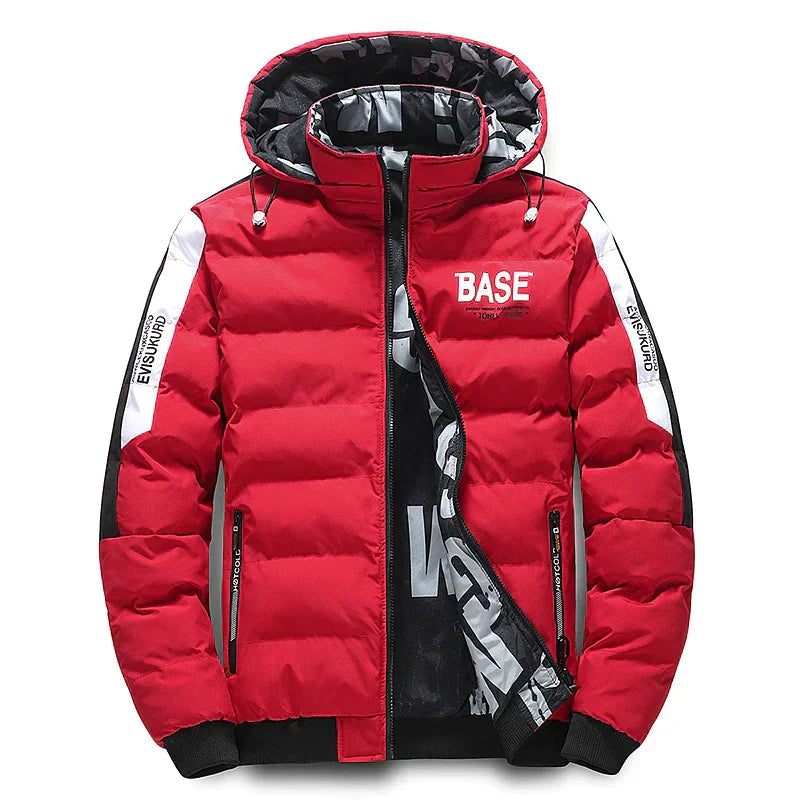 Herren Winterjacke mit Kapuze und sportlichem Schnitt | A&B - 4 - Annoboutique