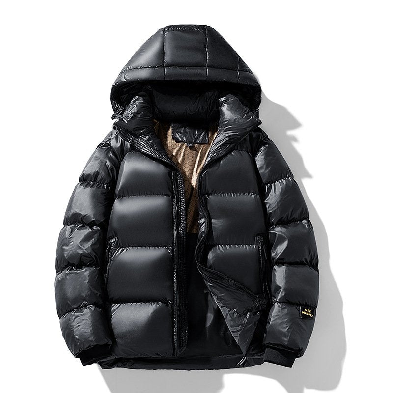 Herren Steppjacke mit Kapuze und modernem Schnitt | A&B - 1 - Annoboutique