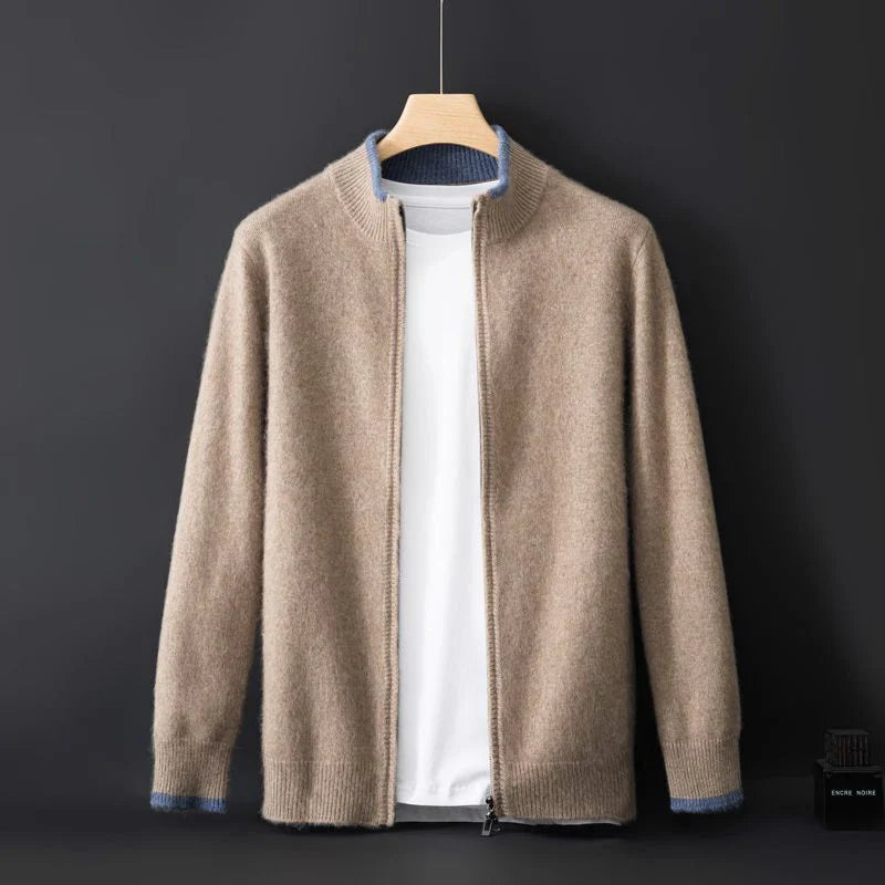 Herrenjacke mit Reißverschluss | Eleganter Schnitt für jeden Anlass | A&B - 2 - Annoboutique