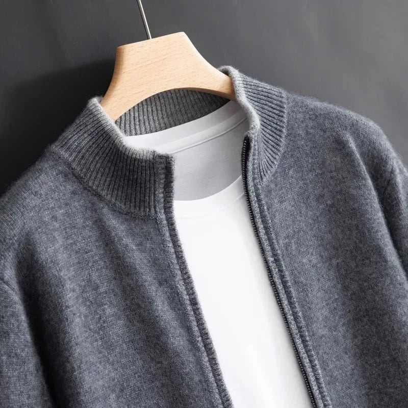Herrenjacke mit Reißverschluss | Eleganter Schnitt für jeden Anlass | A&B - 4 - Annoboutique