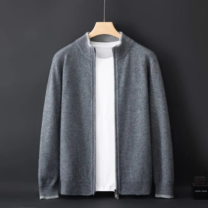 Herrenjacke mit Reißverschluss | Eleganter Schnitt für jeden Anlass | A&B - 5 - Annoboutique