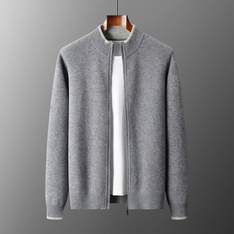 Herrenjacke mit Reißverschluss | Eleganter Schnitt für jeden Anlass | A&B - 6 - Annoboutique