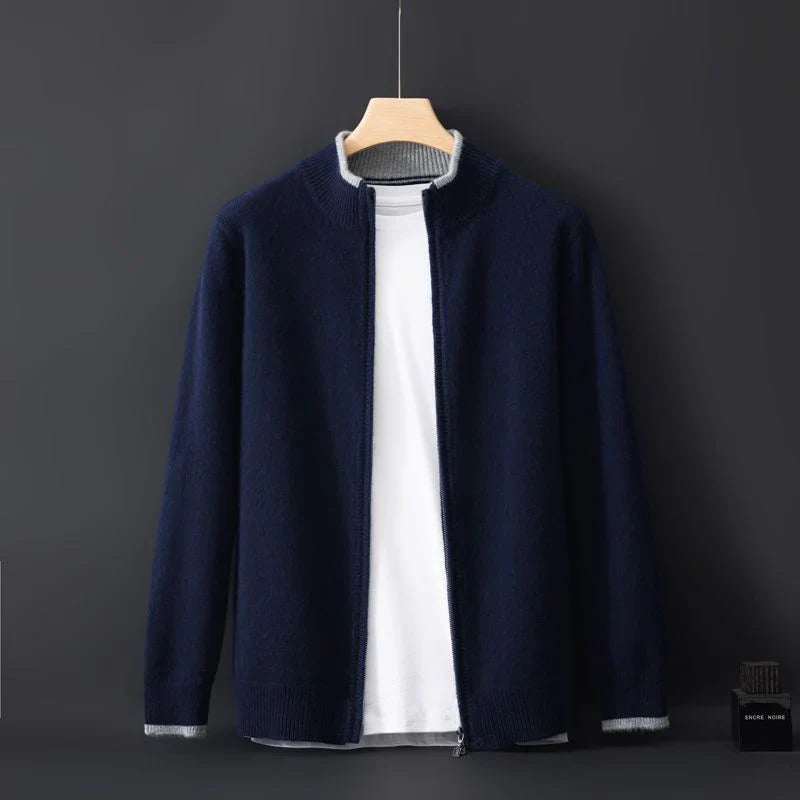 Herrenjacke mit Reißverschluss | Eleganter Schnitt für jeden Anlass | A&B - 7 - Annoboutique