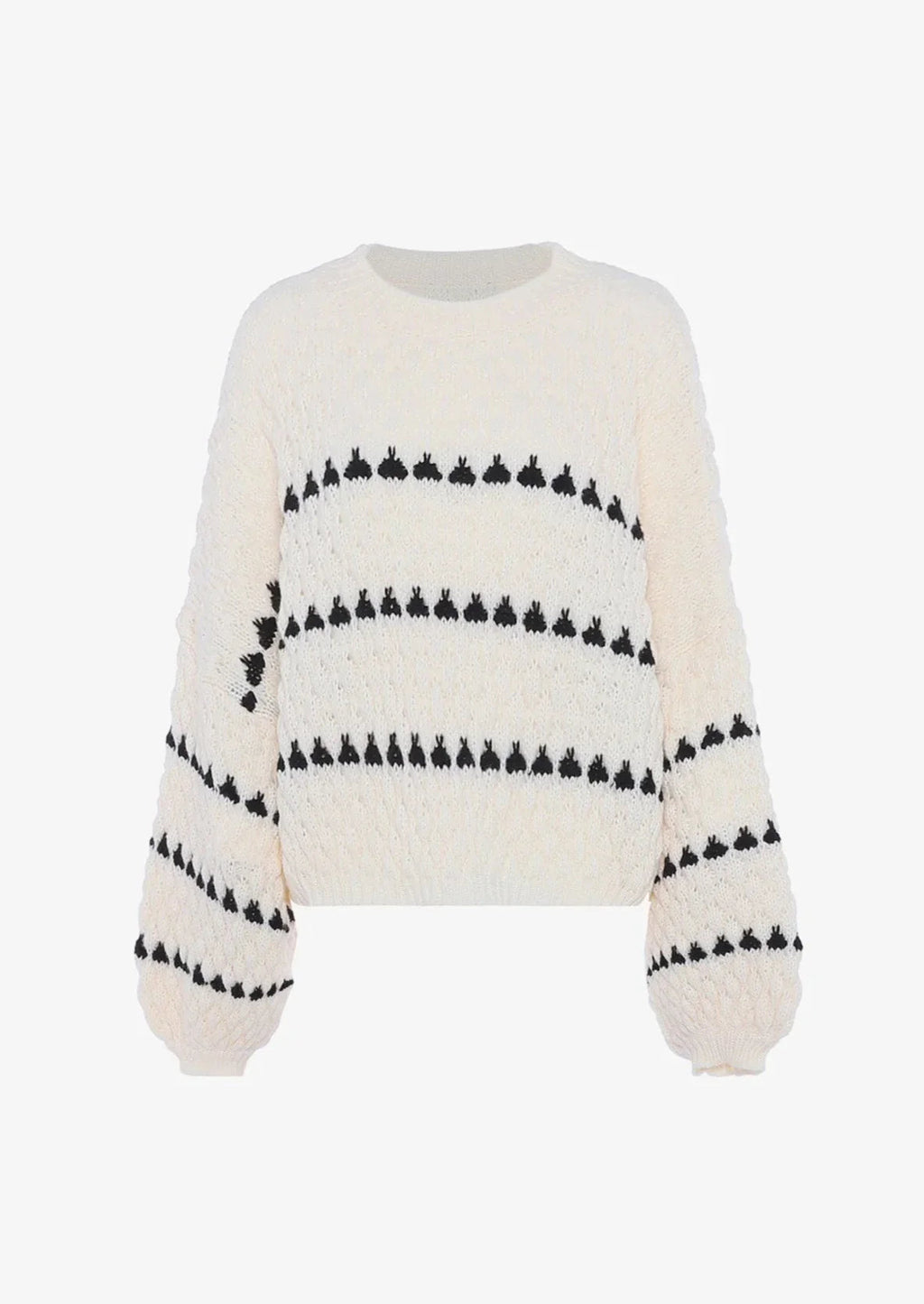 Pullover Damen im lässigen Oversized-Schnitt mit weitem Arm | A&B - 5 - Annoboutique