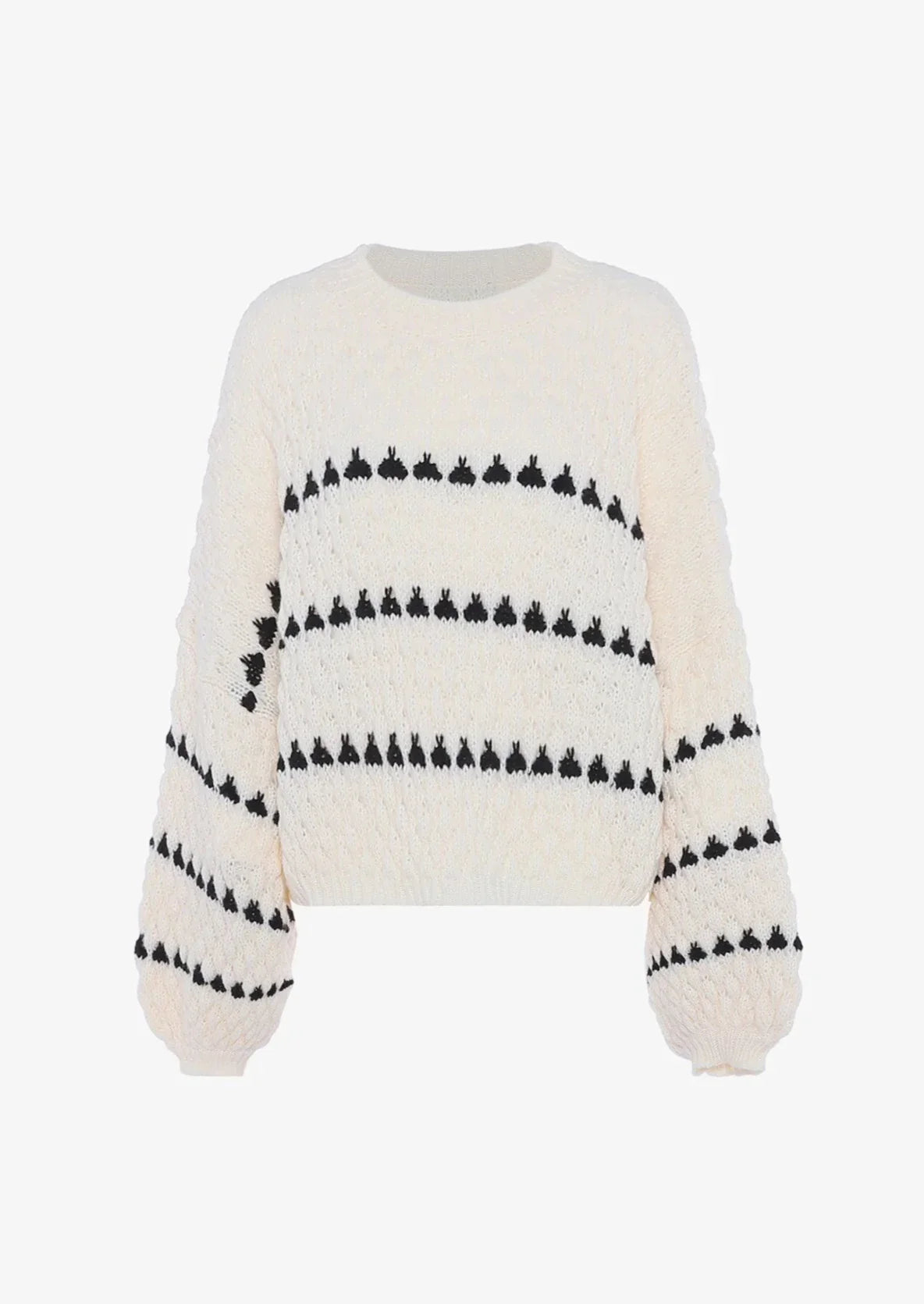 Pullover Damen im lässigen Oversized-Schnitt mit weitem Arm | A&B - 5 - Annoboutique