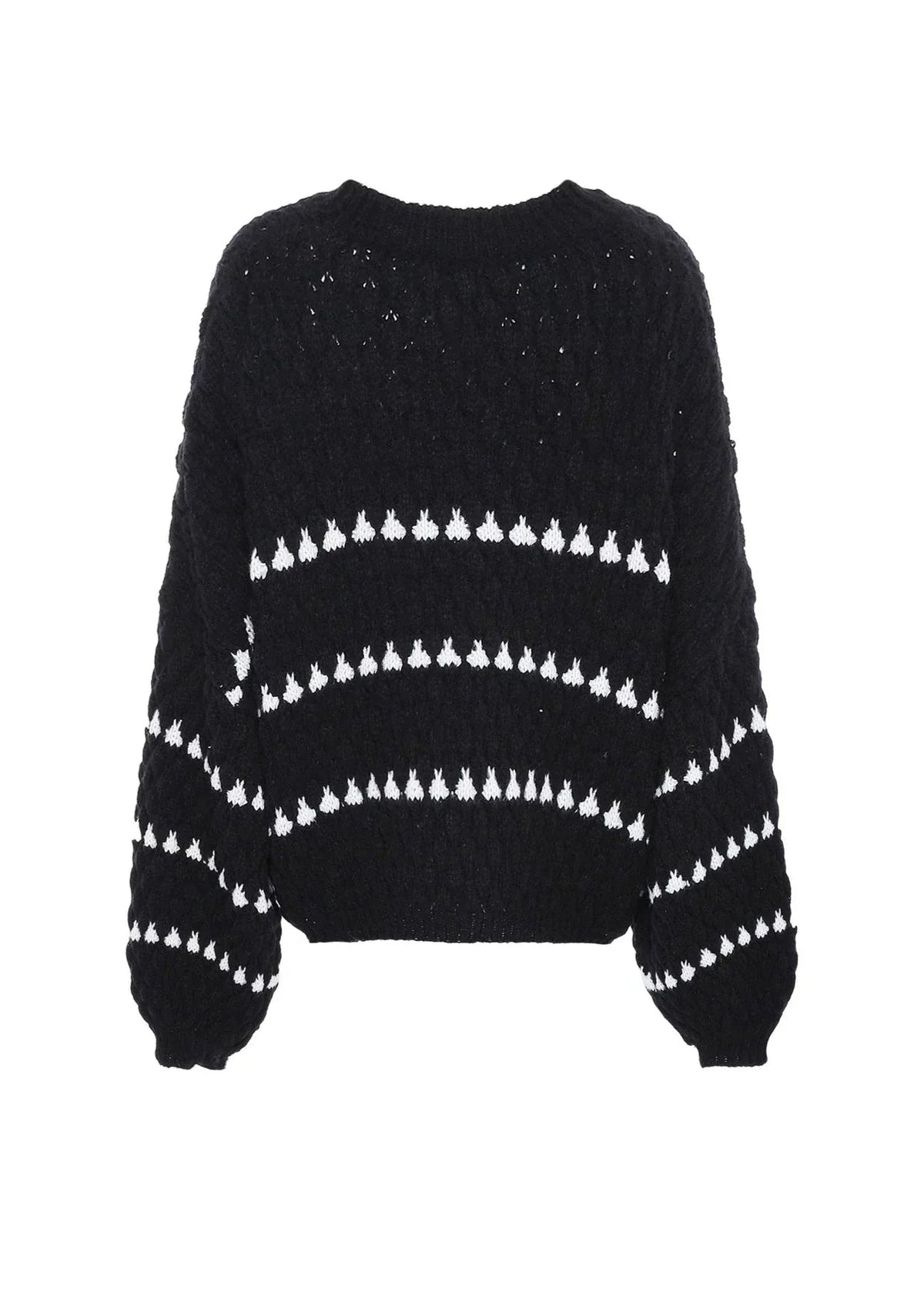 Pullover Damen im lässigen Oversized-Schnitt mit weitem Arm | A&B - 10 - Annoboutique