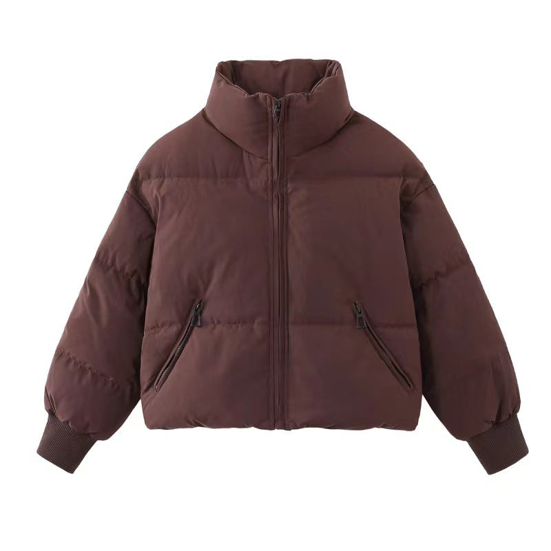 Damenjacke mit lässigem Schnitt und Stehkragen | A&B - 8 - Annoboutique