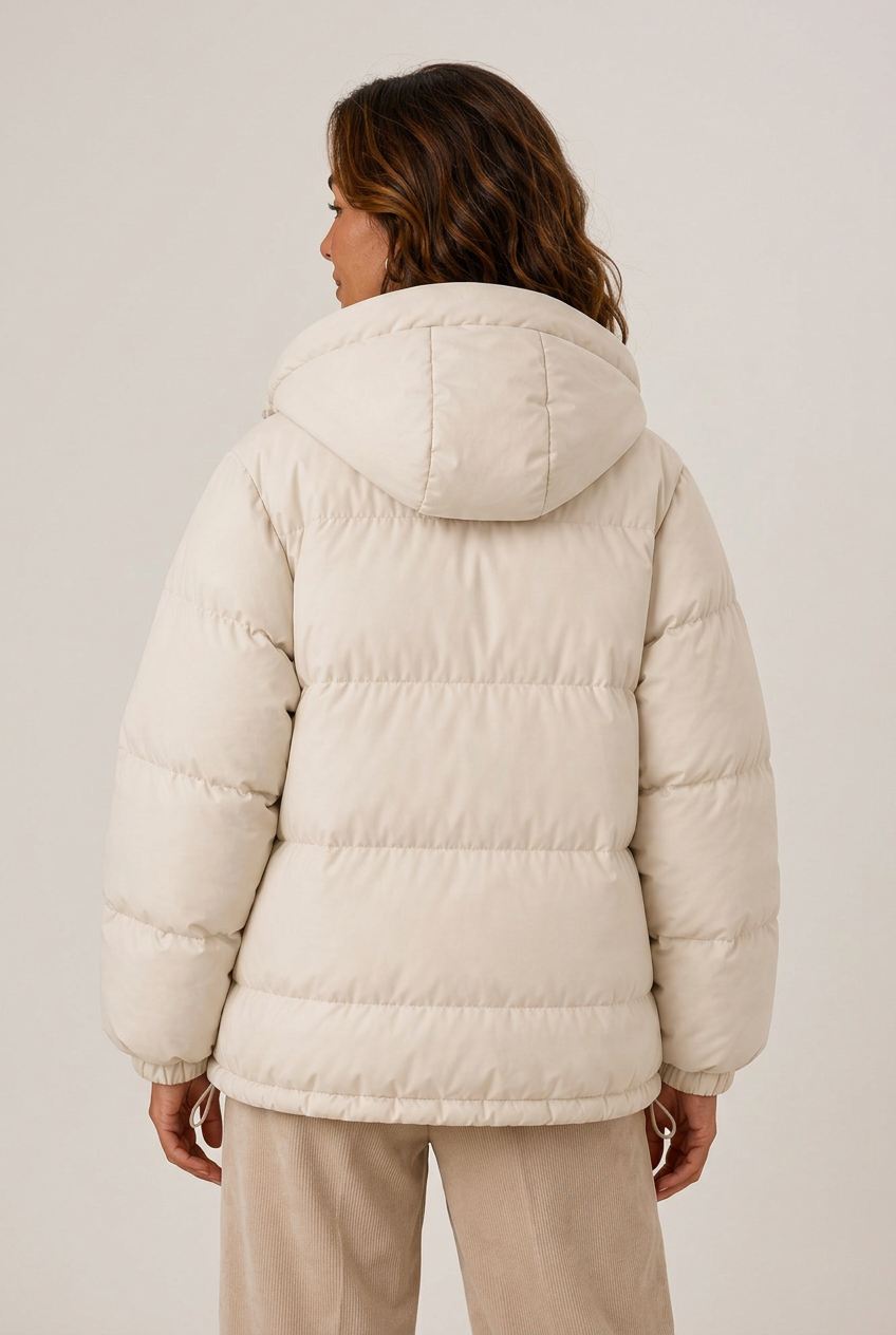 Damen Jacke mit Kapuze und Reißverschluss | A&B - 6 - Annoboutique