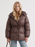 Damenjacke mit Kapuze und taillierter Passform | A&B - 1 - Annoboutique