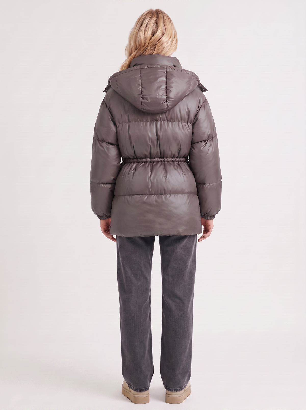 Damenjacke mit Kapuze und taillierter Passform | A&B - 16 - Annoboutique