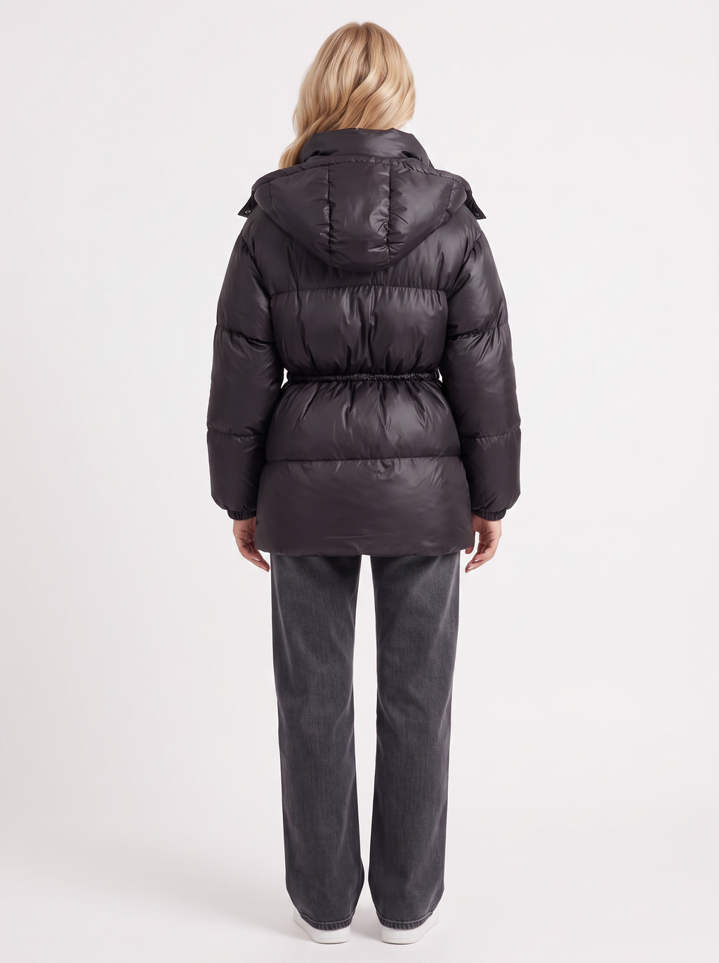 Damenjacke mit Kapuze und taillierter Passform | A&B - 23 - Annoboutique