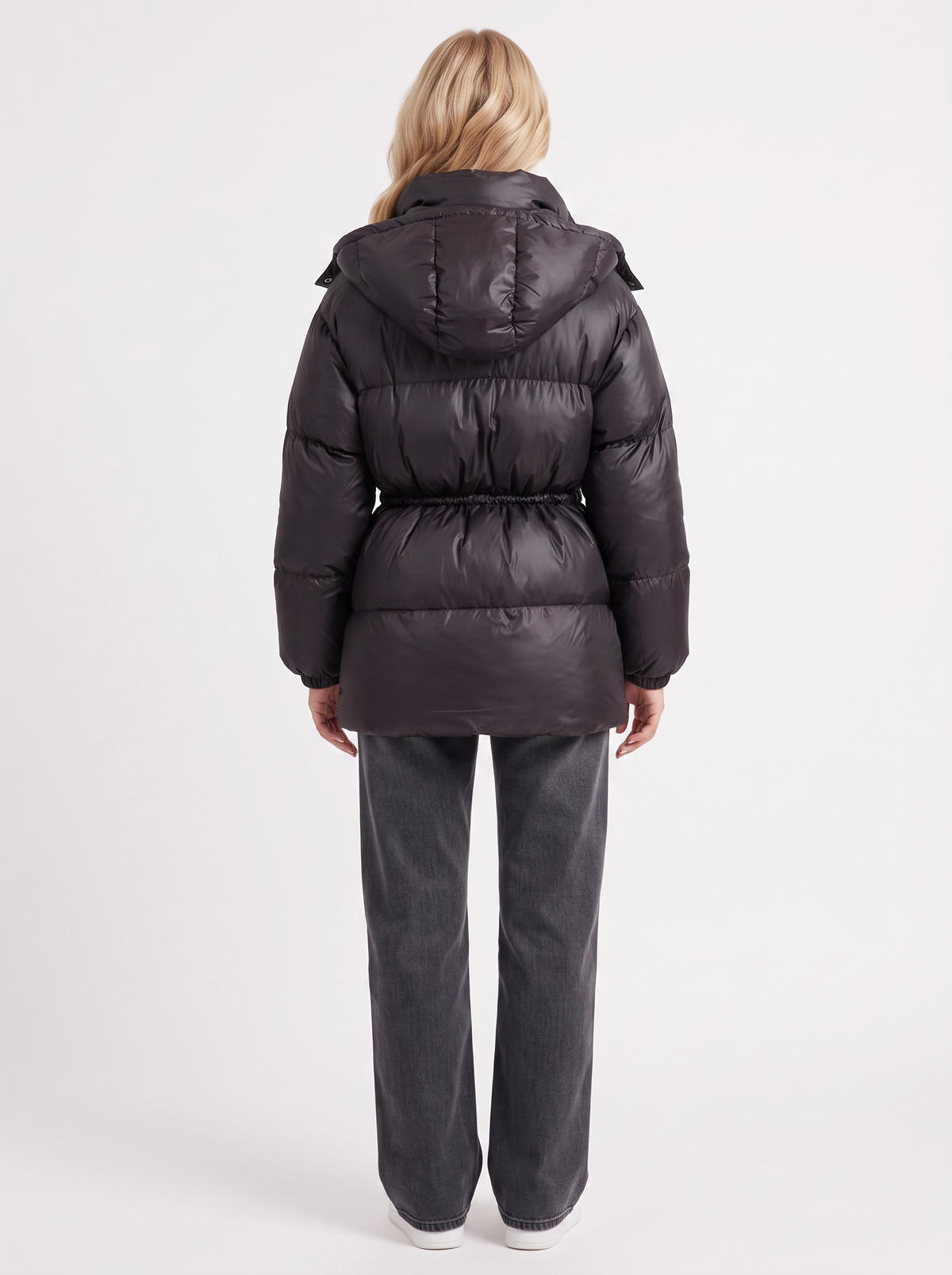 Damenjacke mit Kapuze und taillierter Passform | A&B - 23 - Annoboutique
