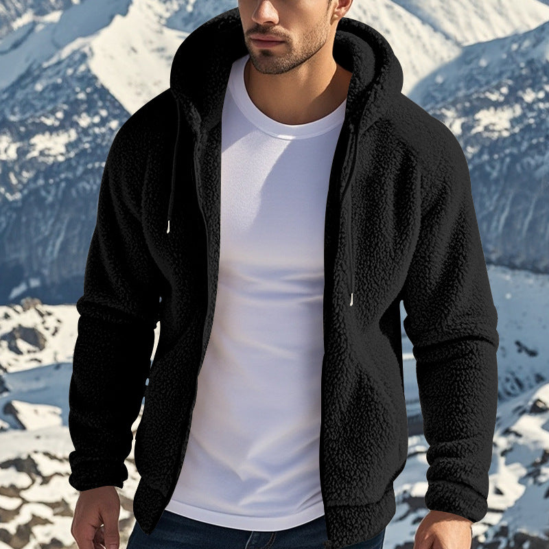 Herrenjacke mit Kapuze und praktischen Taschen | A&B - 1 - Annoboutique