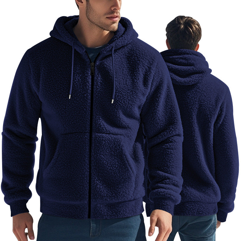 Herrenjacke mit Kapuze und praktischen Taschen | A&B - 4 - Annoboutique