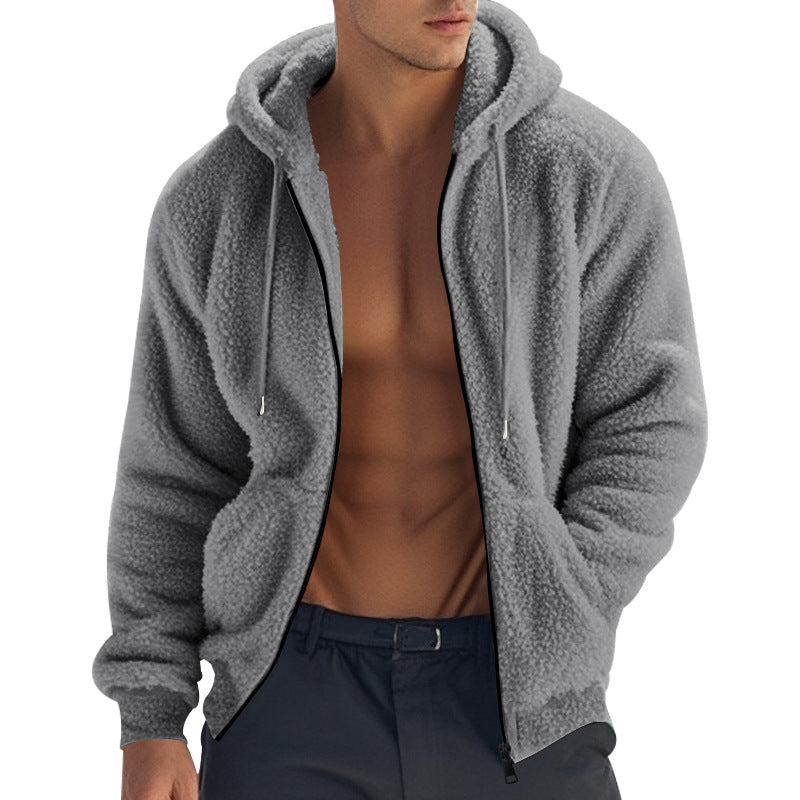 Herrenjacke mit Kapuze und praktischen Taschen | A&B - 5 - Annoboutique