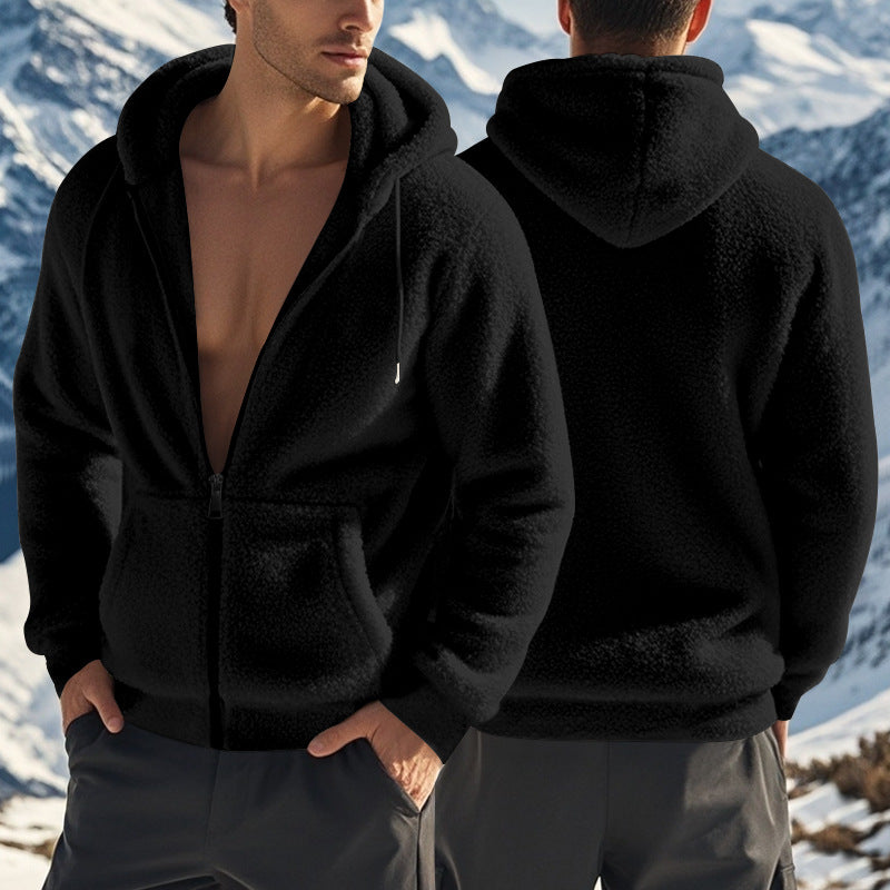 Herrenjacke mit Kapuze und praktischen Taschen | A&B - 6 - Annoboutique
