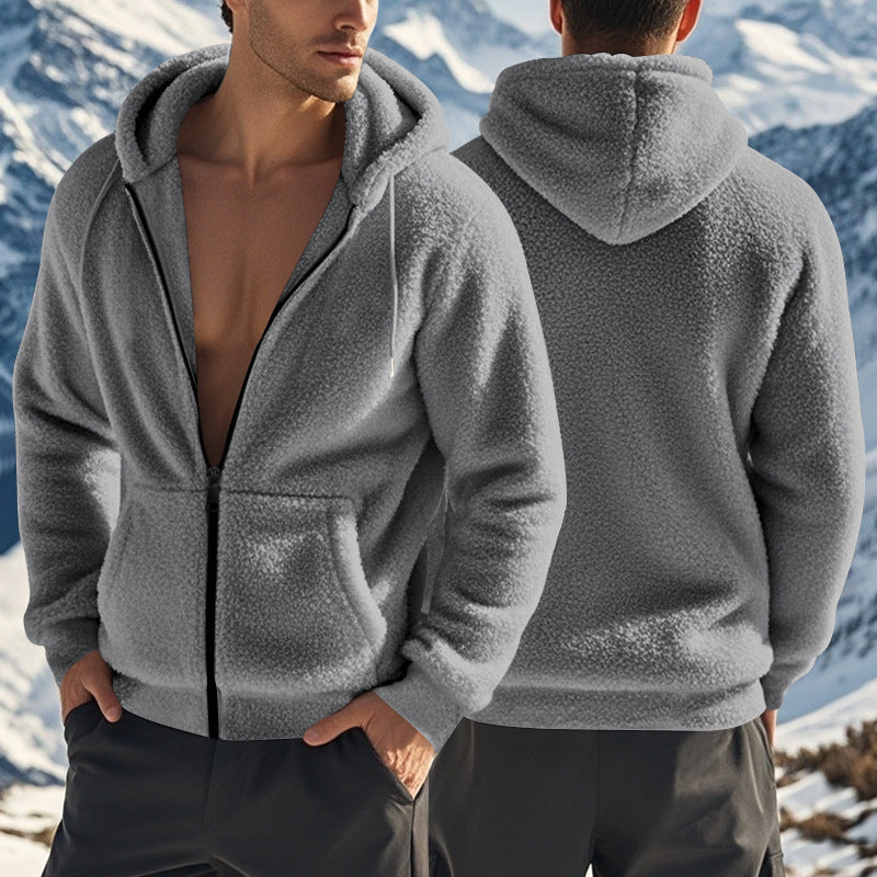 Herrenjacke mit Kapuze und praktischen Taschen | A&B - 8 - Annoboutique