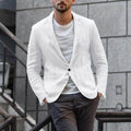 Herrenblazer mit lässigem Schnitt und praktischen Taschen | A&B - 4 - Annoboutique