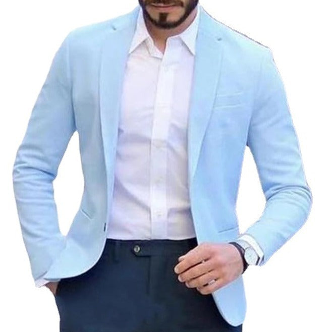 Herrenblazer mit lässigem Schnitt und praktischen Taschen | A&B - 5 - Annoboutique