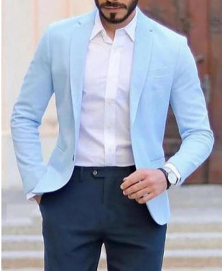 Herrenblazer mit lässigem Schnitt und praktischen Taschen | A&B - 8 - Annoboutique