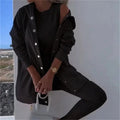 Lounge Set Damen mit Kapuzenjacke und Leggings | A&B - 5 - Annoboutique