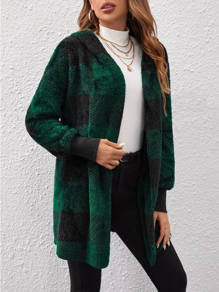Jacket Damen mit lockerer Passform und Kapuze | A&B - 2 - Annoboutique
