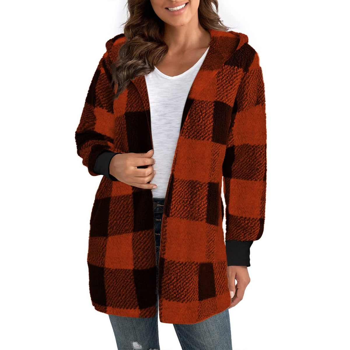 Jacket Damen mit lockerer Passform und Kapuze | A&B - 4 - Annoboutique