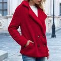 Damen Jacke mit Revers und doppelter Knopfverarbeitung | A&B - 6 - Annoboutique
