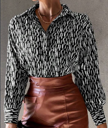 Bluse Damen mit klassischem Schnitt und eleganten Details | A&B - 1 - Annoboutique