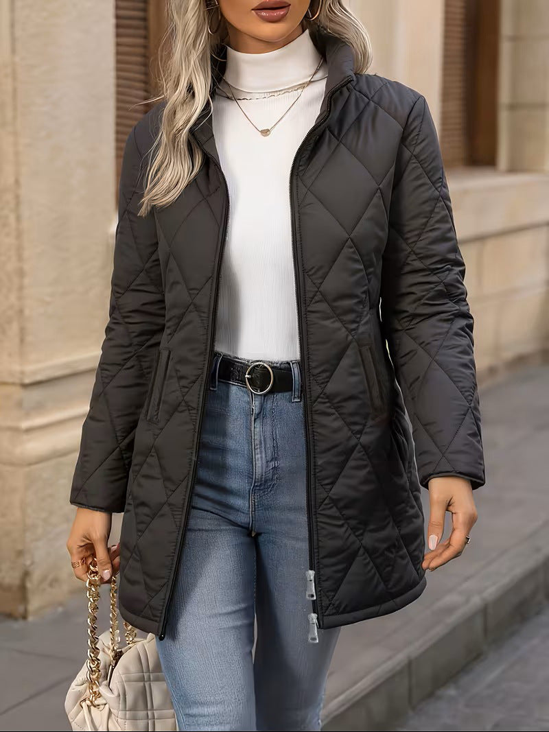 Steppjacke Damen mit lässigem Schnitt und praktischen Taschen | A&B - 1 - Annoboutique