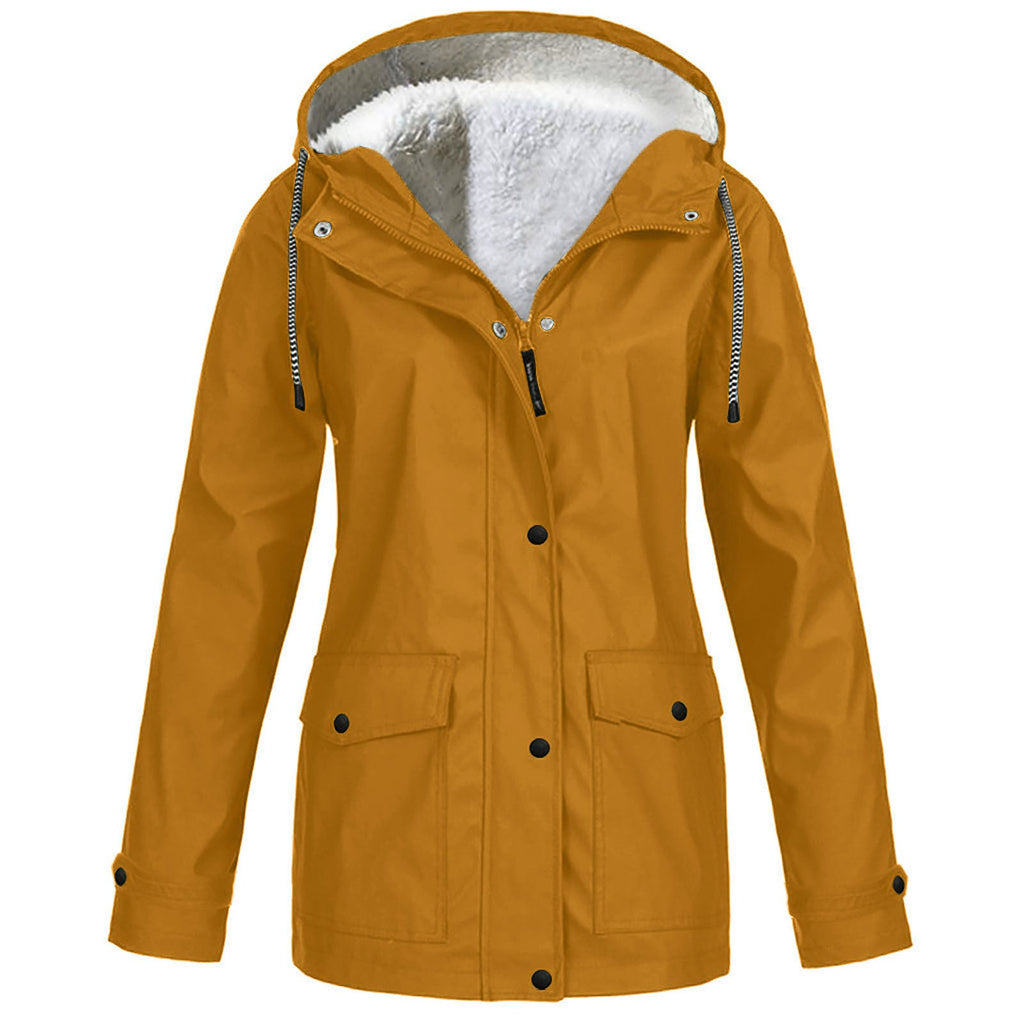 Damenjacke mit Kapuze und praktischen Taschen | A&B - 5 - Annoboutique
