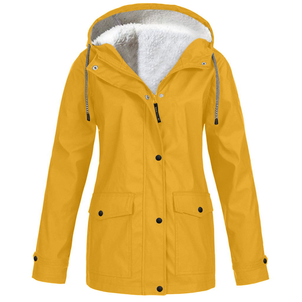 Damenjacke mit Kapuze und praktischen Taschen | A&B - 6 - Annoboutique