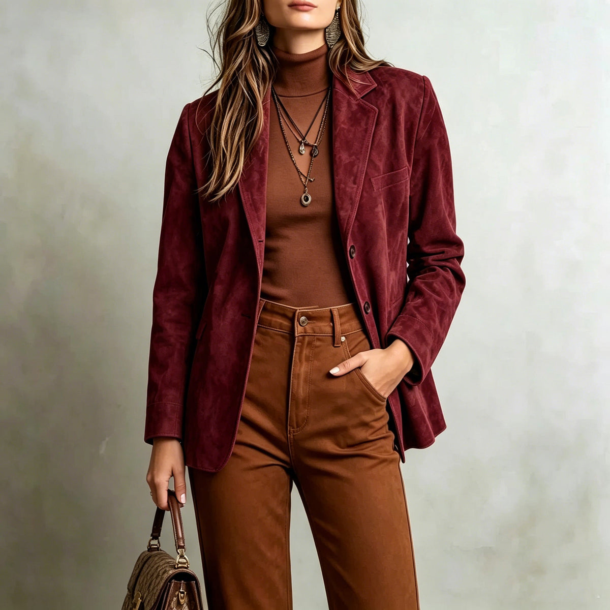 Blazer Damen mit tailliertem Schnitt und elegantem Design | A&B - 3 - Annoboutique