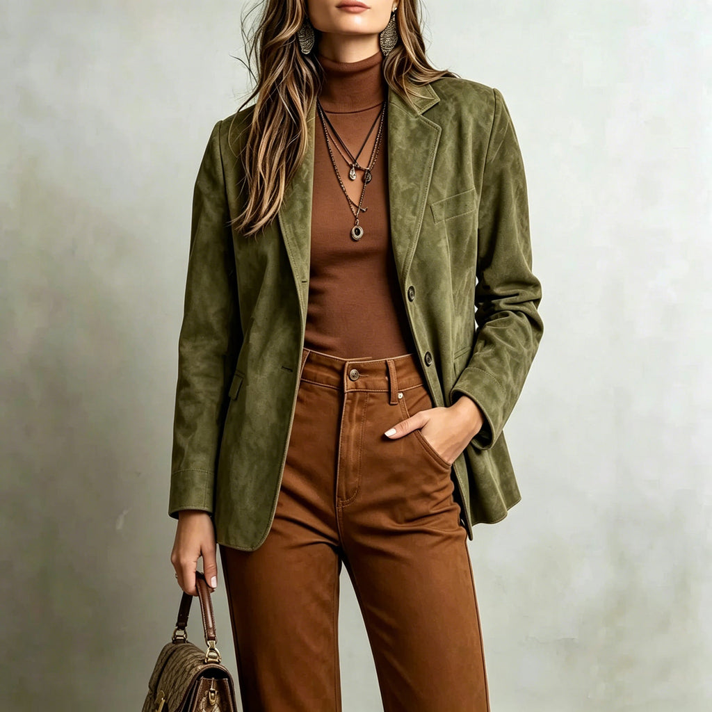 Blazer Damen mit tailliertem Schnitt und elegantem Design | A&B - 5 - Annoboutique