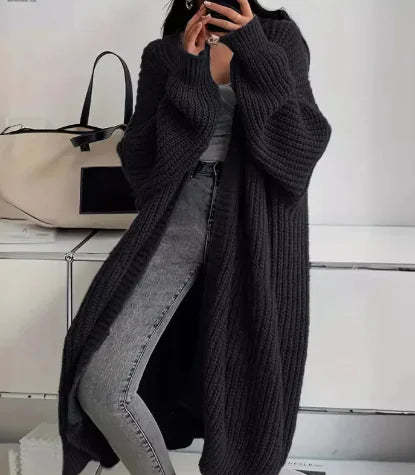Cardigan Damen mit lässigem Schnitt und praktischen Taschen | A&B - 5 - Annoboutique