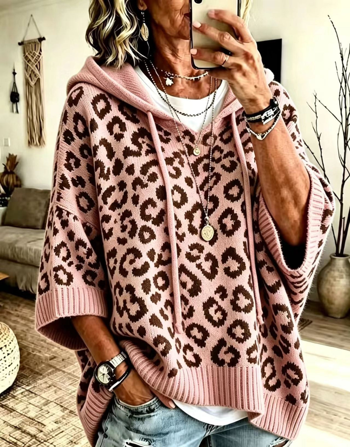 Hoodie Damen mit lässigem Schnitt und Kapuze | A&B - 3 - Annoboutique