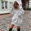 Damen Hoodie mit lässigem Schnitt und Kapuze | A&B - 6 - Annoboutique