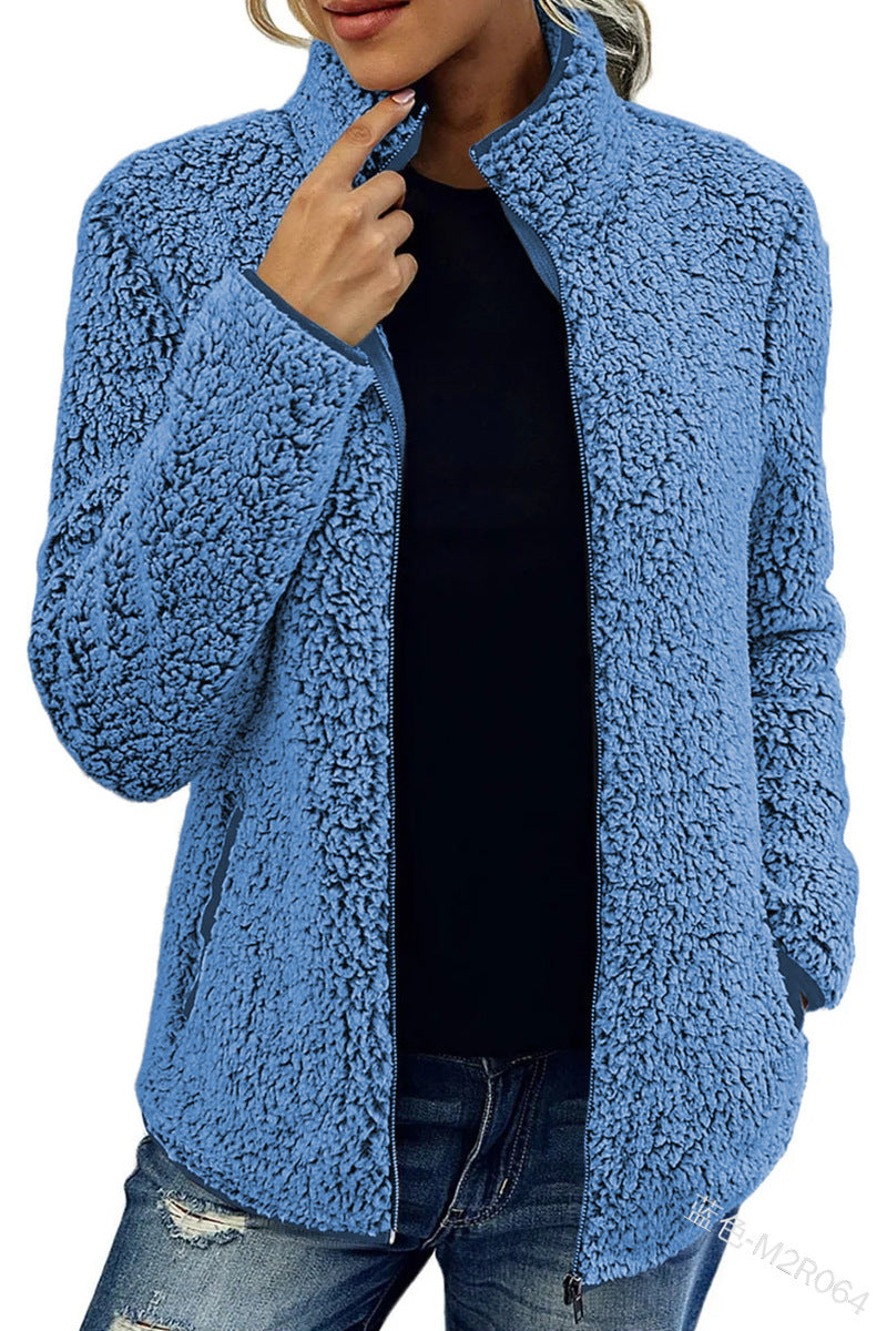 Damenjacke mit Stehkragen und Reißverschluss | A&B - 1 - Annoboutique
