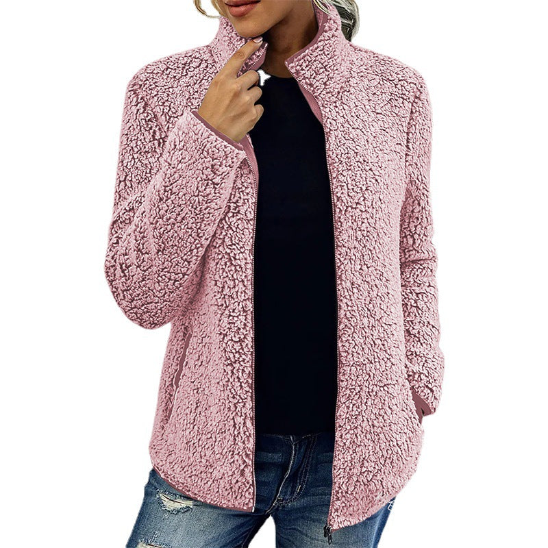 Damenjacke mit Stehkragen und Reißverschluss | A&B - 8 - Annoboutique