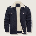 Herrenjacke mit Sherpa-Kragen und praktischen Taschen | A&B - 4 - Annoboutique
