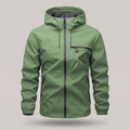 Sportliche Herrenjacke mit verstellbarer Kapuze und praktischer Brusttasche | A&B - 4 - Annoboutique
