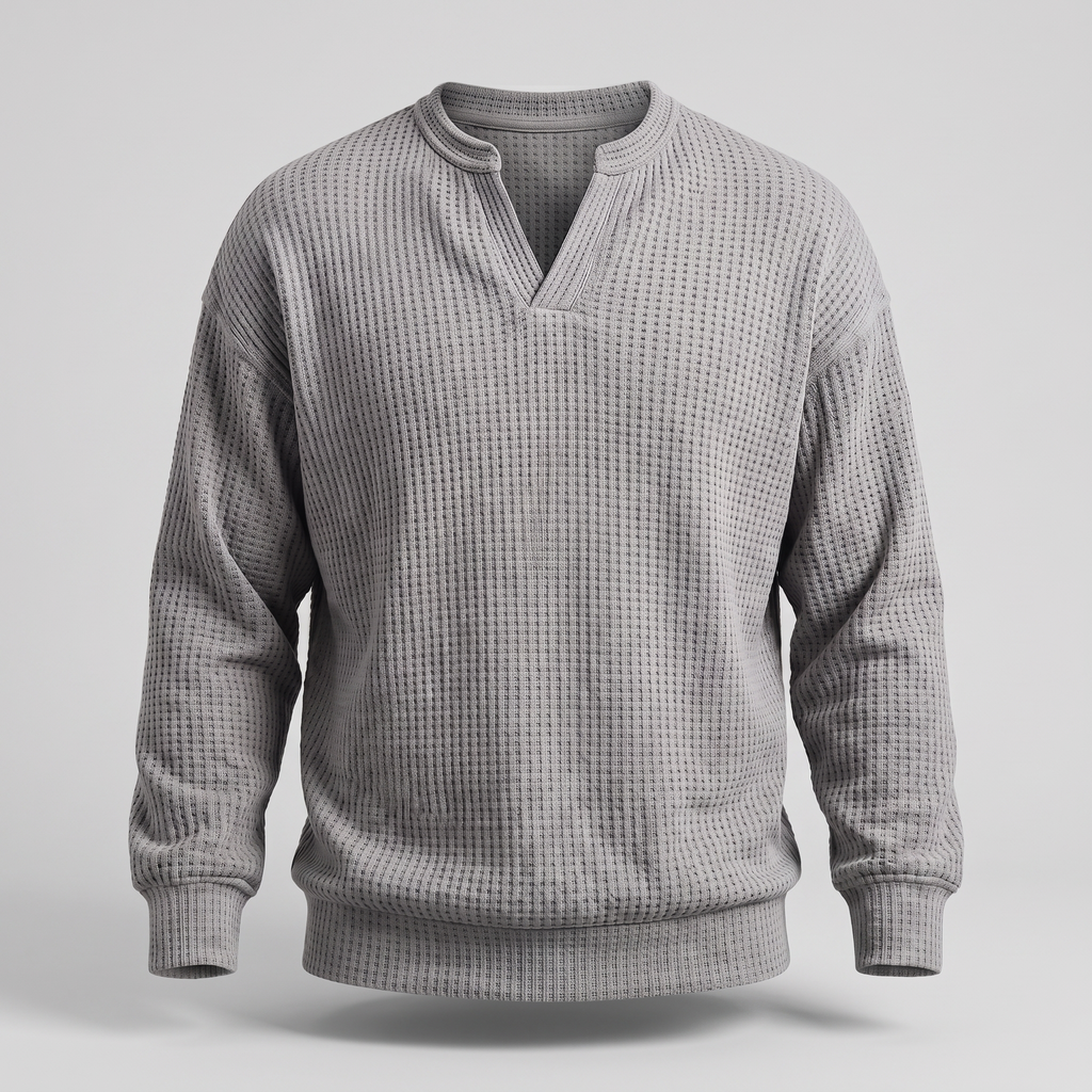 Pullover Herren mit modernem Schnitt und V-Ausschnitt | A&B - 4 - Annoboutique